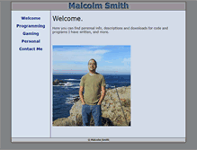 Tablet Screenshot of malcolm-s.net